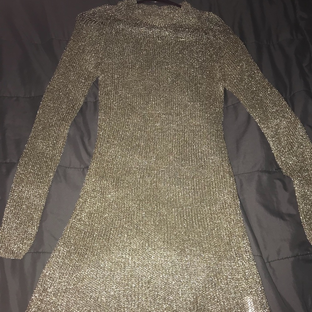 Shimmery gold geese or shirt